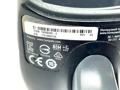 1900GHD-2 | Honeywell  Rev. BB Barcode Scanner - For parts or not working