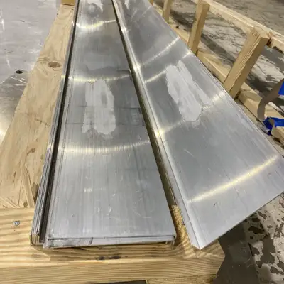 Unknown | Cable Tray Barrier 6 Inches Deep, 1/2" Bend, 144 Inches Long LOT OF 10 PCS - New – Open box