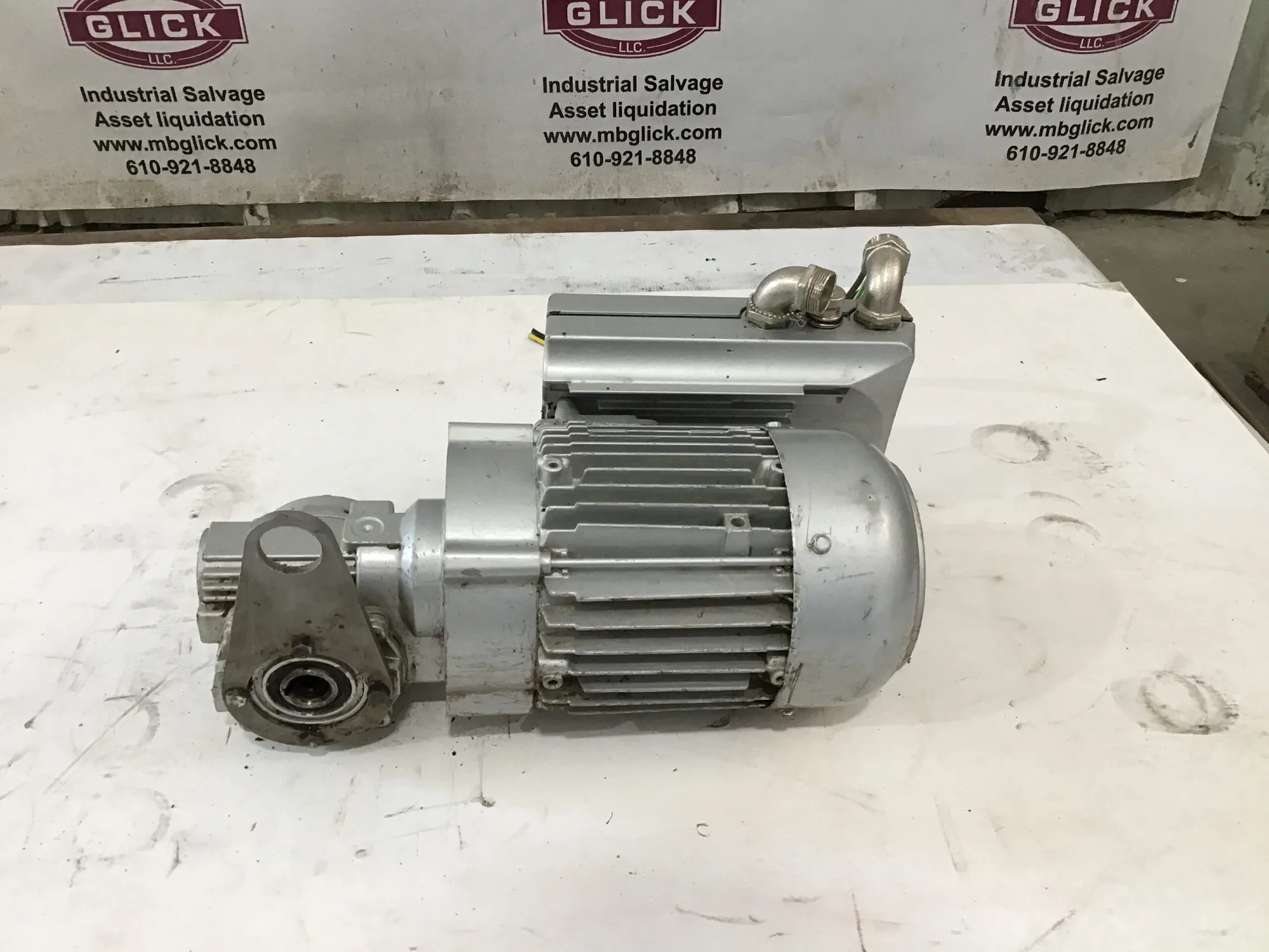 Bauer Eta-K311 1.1kW Frequency Inverter Geared Motor 1680-125RPM 480V 3PH