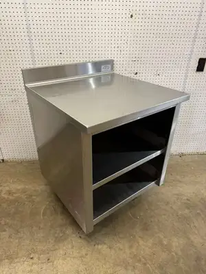 Used Pro Stainless Inc Used 29"x 29" Stainless Steel Cabinet Stand Food Prep Tables Illinois US | Falcon Restaurant Supply #1374394