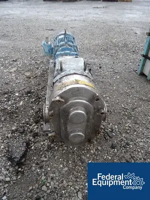 USED Waukesha Cherry-Burrell 4" Waukesha Rotary Lobe Pump, S/S, 20 HP