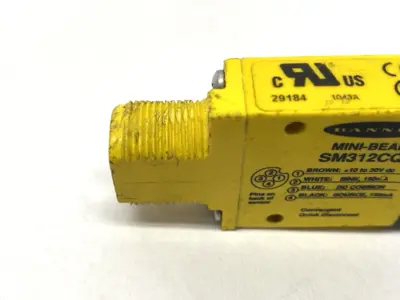 USED BANNER MINI-BEAM PHOTOELECTRIC SENSOR 4-PIN M12 29184