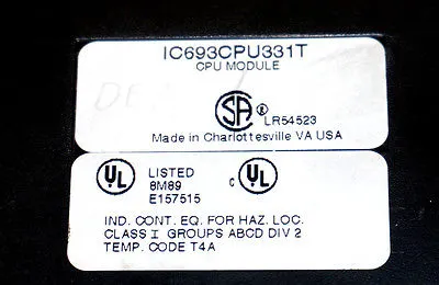 USED GE FANUC IC693CPU331T CPU MODULE IC693CPU331