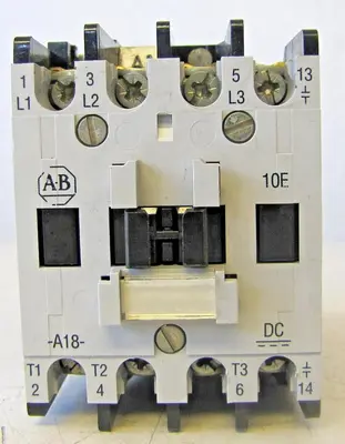 Allen Bradley AB 35A Contactor 100-A18NZ*3 12V DC Coil 35 Amp 10E