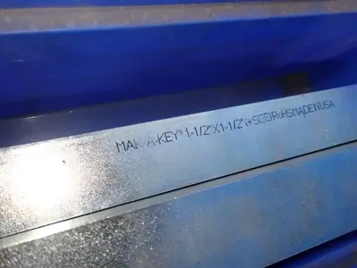 12" X 1 1/2" X 1 1/2" Key Stock