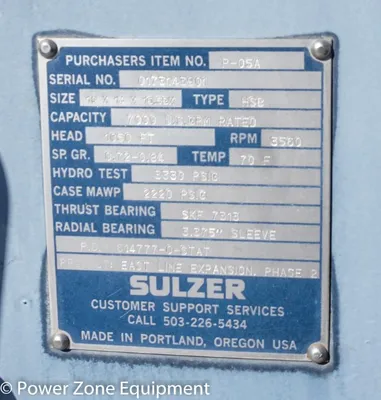NEW SULZER BINGHAM 10X14X16.5BX HSB