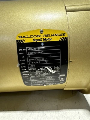 NEW Baldor VEBM3611T