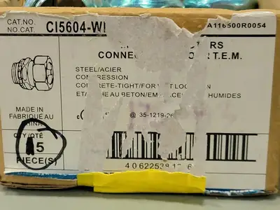 1" EMT Weatherproof Coupling (Box of 9)