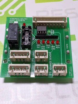 VITRONICS SOLTEC 3151810 RELAY ASSEMBLY BOARD