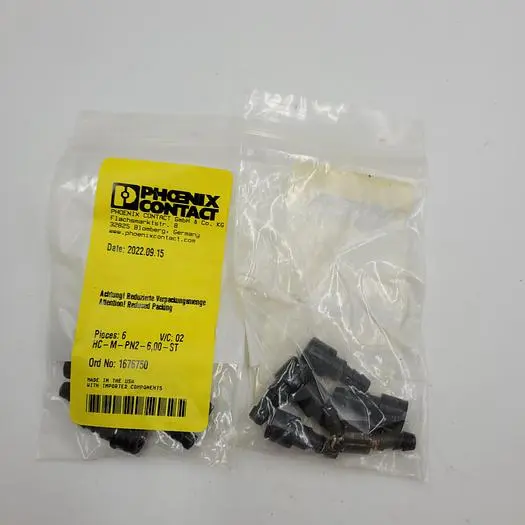 New | in-Stock PHOENIX CONTACT PHOENIX CONTACT HC-M-PN2-6,00-BU-V Misc Electrical & Power Parts | ND Industrial Surplus #1222040