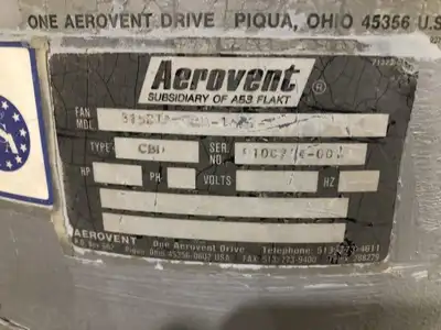Aerovent Type  315BIA 20″ Tube Axial Exhaust Fan (FAN ONLY)