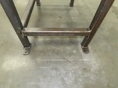 3/8" Steel Top Machine Base Welding Table Work Bench 36x24" Top 33" H