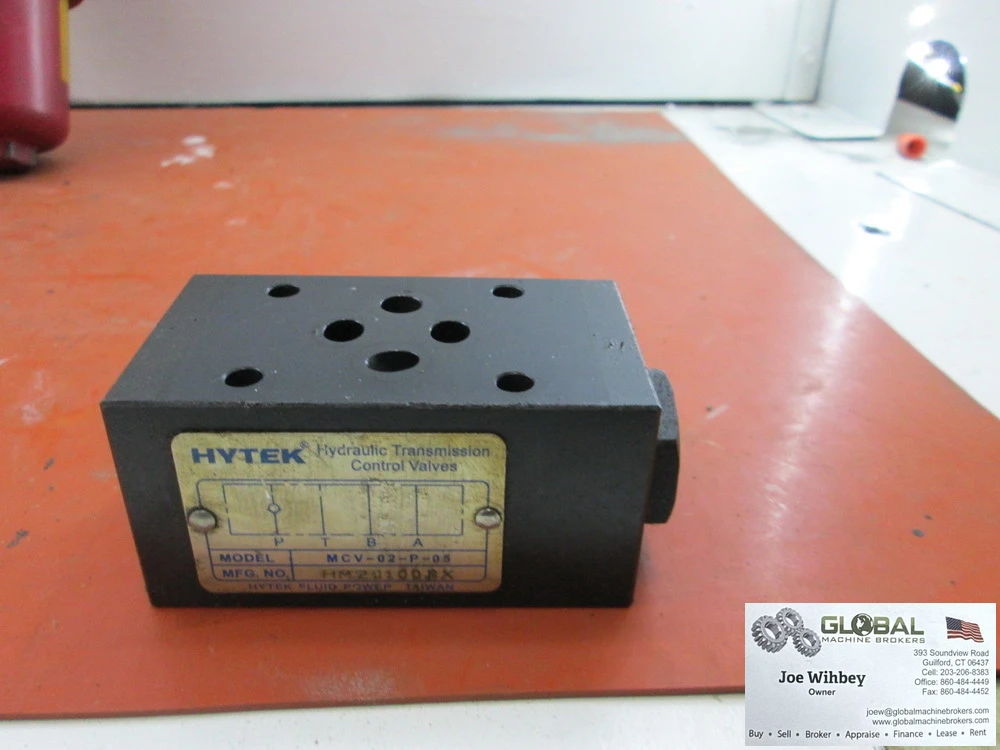 Hytek Model: MCV-02-P-05 Hydraulic Transmission Control Valves