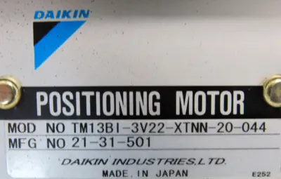 NEW DAIKIN TM13BI-3V22-XTNN-20-044 POSITIONING MOTOR LS-G02-2CA-30-EN