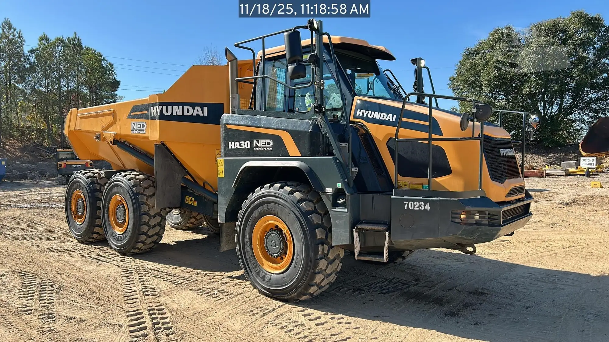 Used 2024 HYUNDAI HA30 Articulated Dump Trucks South Carolina US | National Equipment Dealers #1422595