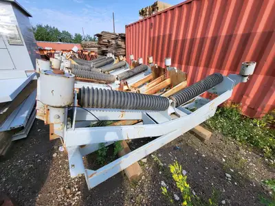 8ft. Conveyor V-Return Idler w/ Rubber Rollers