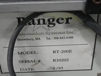 Used 1993 RANGER AUTOMATION SYSTEMS RT200E Robots Ohio US | HGR 24 #795212