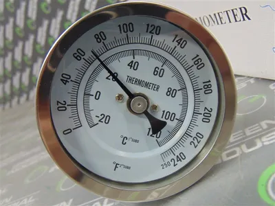 Grainger 1NFX9 Bimetal Thermometer 0-250°F New NIB