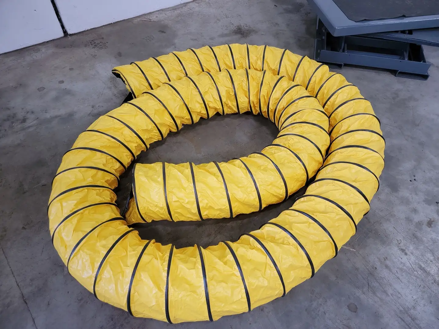 Spiral Type Flexible Tarpaulin Air Duct Tubing for Ventilation