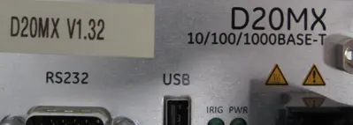 USED GENERAL ELECTRIC D20MX PROCESSOR MODULE 526-3001 10/100/1000BASE-T