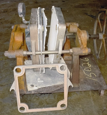 USED SS CLAD FILTER PRESS 13" X 13"
