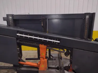 16" X 28" COSEN MODEL #SH-710LDM HORIZONTAL 60° MITERING BAND SAW: STOCK #23643