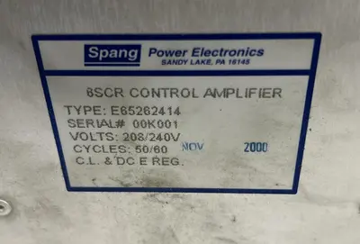 New | in-Stock SPANG 6SCR Amplifiers | Surplus Asset Holdings #1227443