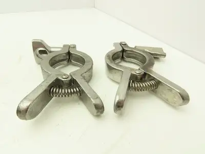 Dixon/SCC 13MHHM-Q100150 Squeeze Clamp Sanitary SS 1" to 1-1/2" Pipe Lot of 7