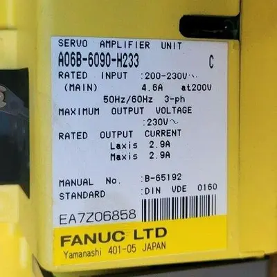 USED FANUC A06B-6090-H233
