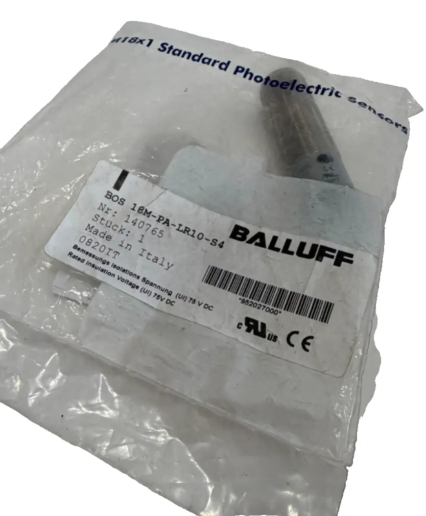 NEW BALLUFF BOS 18M-PA-LR10-S4 PHOTOELECTRIC SENSOR BOS 18MPALR10S4