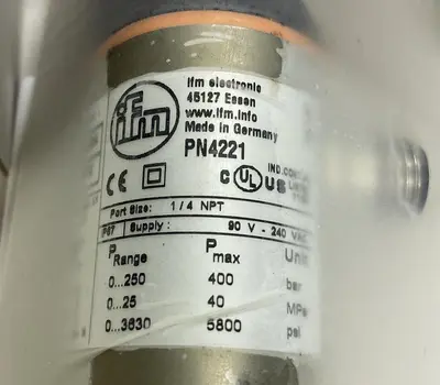 New | in-Stock EFECTOR PN-250-SBN14-HFBOW/LS/ /V Sensors | Surplus Asset Holdings #1206434