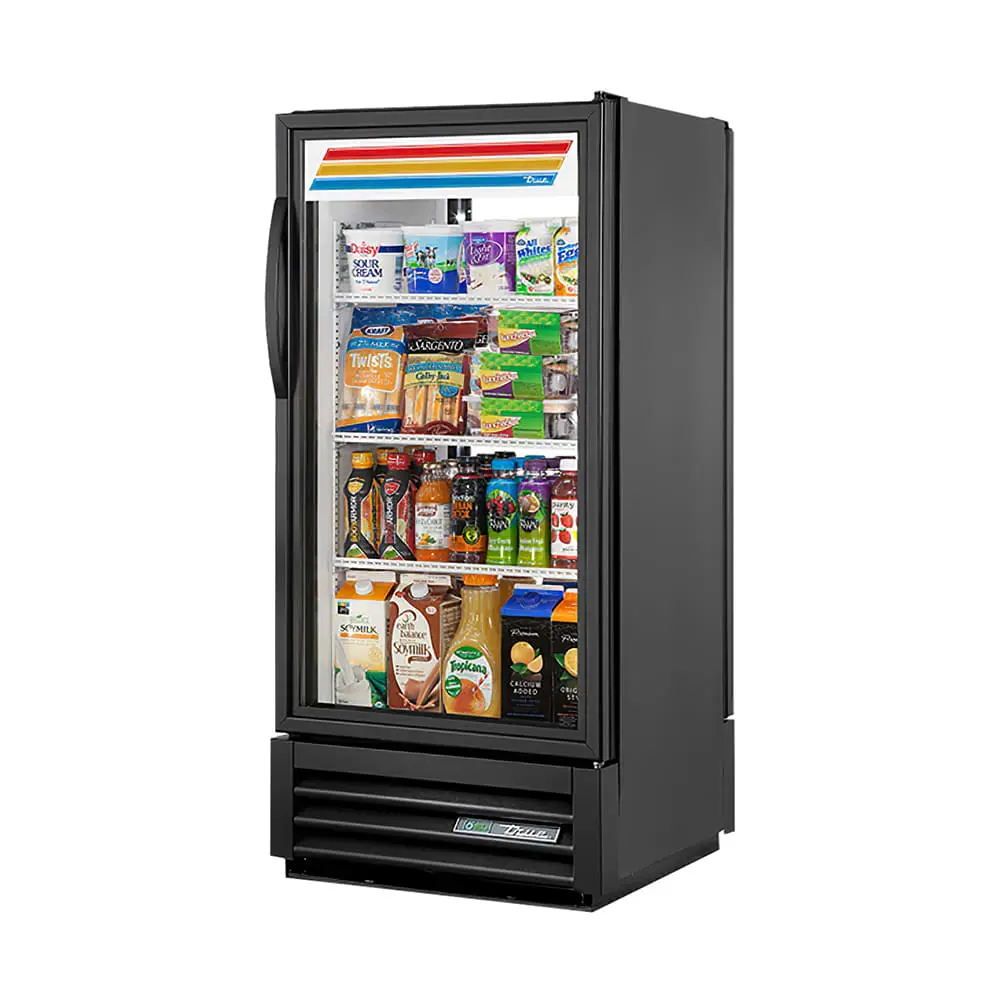 Used True GDM-10PT-HC~TSL01 BLK Display Refrigerators Illinois US | Falcon Restaurant Supply #1373898