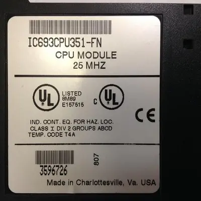 USED GE FANUC IC693CPU351-FN