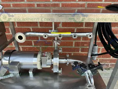 Stainless Steel  CIP Cart w/ Fristam FPX721-140 Centrifugal Pump, 1 HP