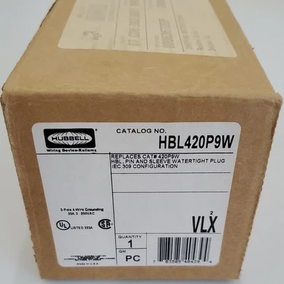 NEW Hubbell 420P9W