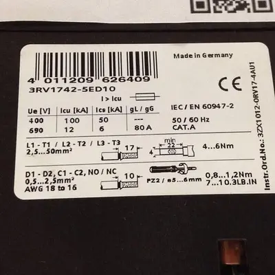 USED SIEMENS 3RV1 742-5ED10