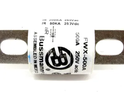NEW BUSSMANN FWX-500A SEMICONDUCTOR FUSE FWX500A