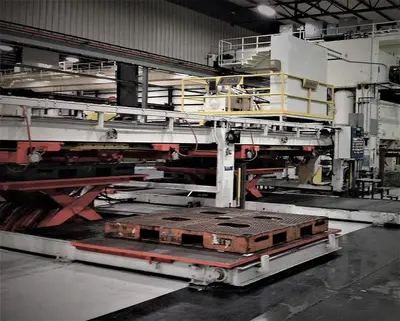 72" x 80" x 25,000# Atlas Technologies Blank Stacker (USED)
