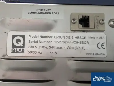USED Q-Panel Q-Panel Xenon Test Chamber, Model Q-SUN XE-3-HBSCR