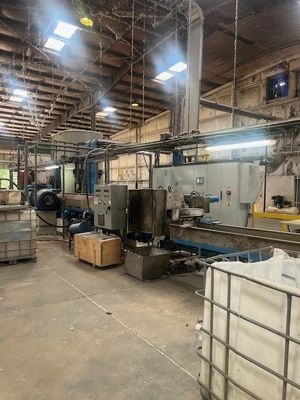 Gamma Meccanica GM 160 37 D Compac Extrusion Line w/Vecoplan RG60/200 U XL FF T Film & Fiber Shredder