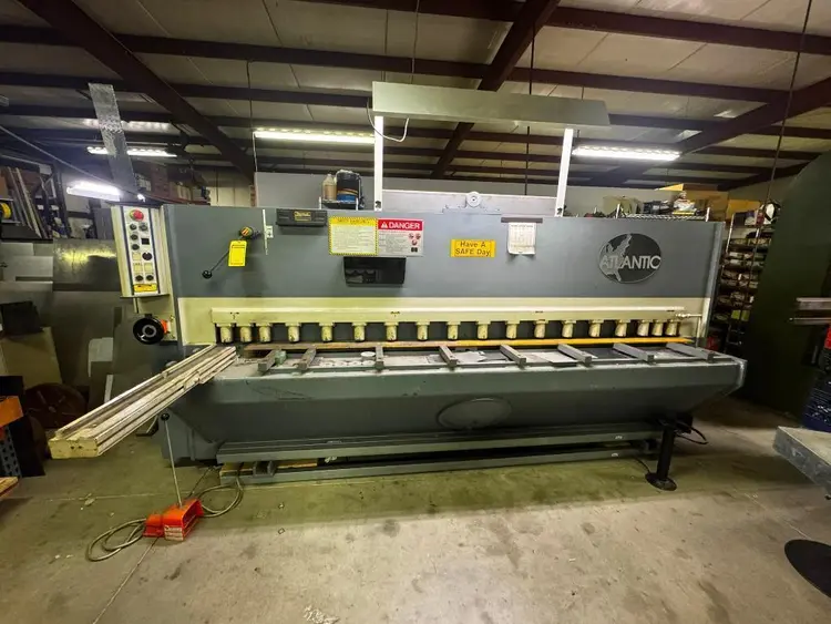 Used ATLANTIC HDE 10X1/4 Power Squaring Shears (Inch) Ohio US | Mohawk Machinery #1559220