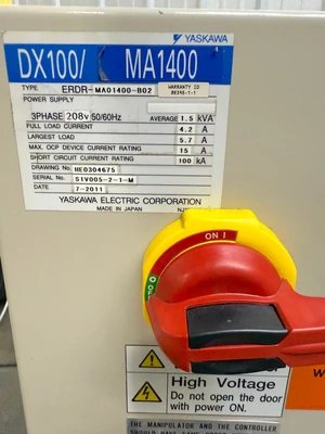 Used YASKAWA MA1400 Robots | Industrial Parts R Us Inc. #360622
