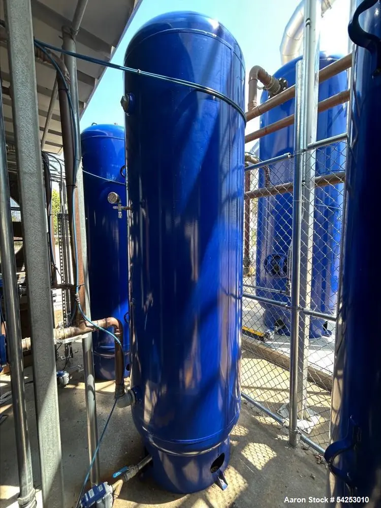 500 Gallon ASME Air Receiver Tank, Vertical, 165 PSI – Used