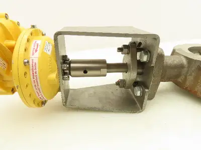 Crane Flowseal Stainless 4" Butterfly Valve w/Kinetrol Pneumatic Actuator