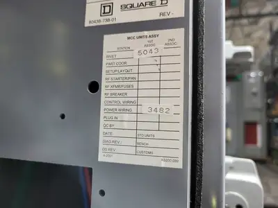 USED SQUARE D MODEL 6
