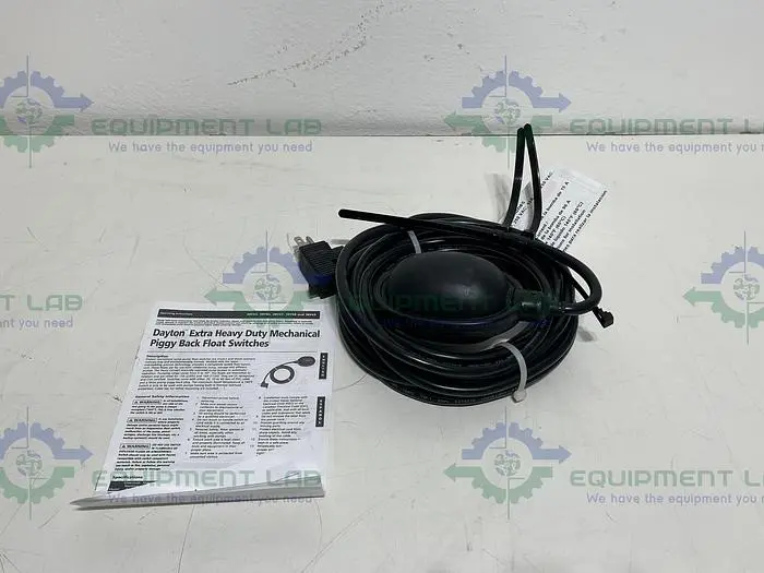 NEW DAYTON 3BY63 MECHANICAL FLOAT SWITCH W/ 20' CORD 115V