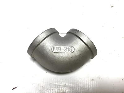 1-1/2″ STAINLESS STEEL 90` PIPE FITTING ELBOW, 150-1-1/2 MB-316