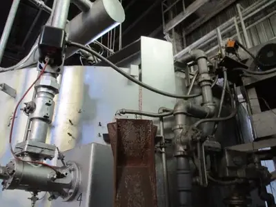 60" diameter x 72" H Annealing Furnace, gas-fired, hydrogen gas, 2150°F, complete w/control