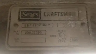 USED CRAFTSMAN 12" PLANER