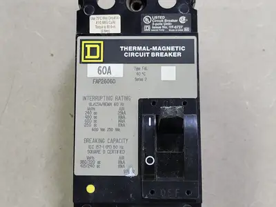 USED SQUARE D FAP26060